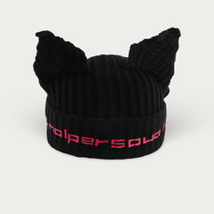 Hip-hop Knitted Cat Ears Beannie