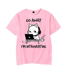 Load image into Gallery viewer, Go Away I’m Introverting T-Shirt [Plus Size Available]

