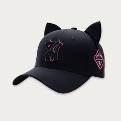 K-Pop Embroidered Cat Ears Cap