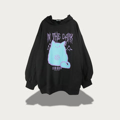 In The Dark Cat Hoodie