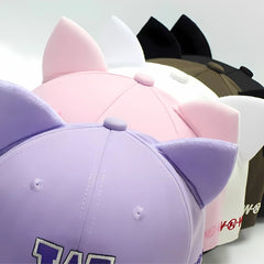 Vintage Cat Ears Baseball Cap