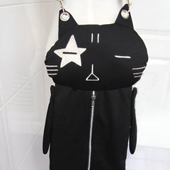 Harajuku Silly Cat Crossbody Bag