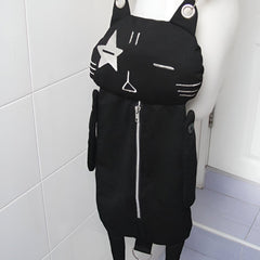 Harajuku Silly Cat Crossbody Bag