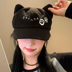 MeowMood Emoji Cat Ears Cap