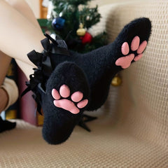 Paw Beans Padded Fluffy Socks
