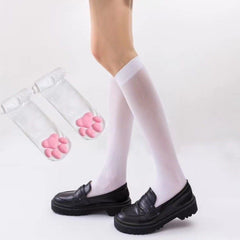 Paw Beans Padded Knee High Socks