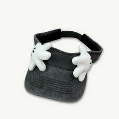 Disney visor denim Mickey glove cap for adults and kids