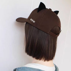 Vintage Cat Ears Baseball Cap