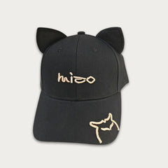 WhiskerCharm Embroidered Cat Ear Cap