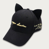 PurrScript Cat Ears Cap