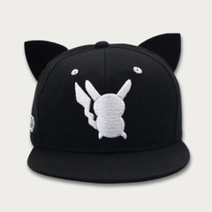 Pikapurr Cat Ears Snapback Cap