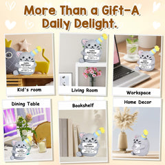 🎁 FREE - Handmade Crochet Positive Cat Nugget