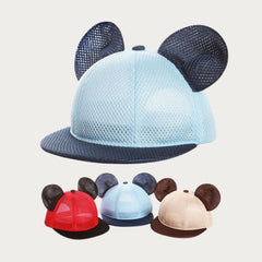 Mickey Mouse ears mesh baseball cap for toddlers, kids, and adults