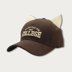 College Cat Ears Cap