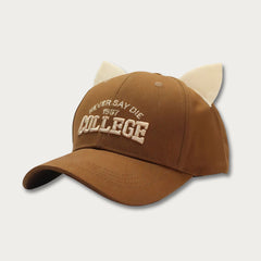 College Cat Ears Cap