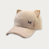 Plush Cat Ears Baseball Cap