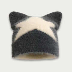 Meowgical Star Knit Beanie