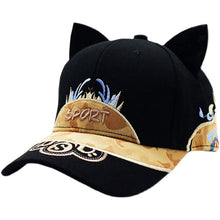 Load image into Gallery viewer, K-Pop Cat Ears Embroider Cap [Adjustable]

