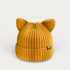 Winter Cat Ears Knitted Beanie