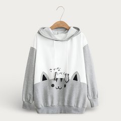 Harajuku Style Cat Ears Hoodies