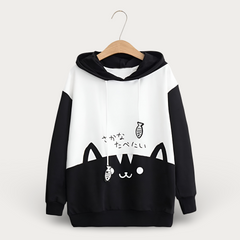Harajuku Style Cat Ears Hoodies