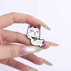 Playful Turbo Granny Cat Pins