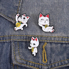 Playful Turbo Granny Cat Pins