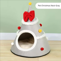 Cozy Christmas Tree Pet Tent