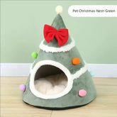 Cozy Christmas Tree Pet Tent