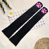 Therian Glow 3D Cat Paw Knee Socks