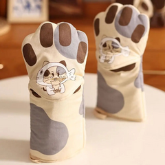 Soft Cat Paws Insulated Oven Mitt