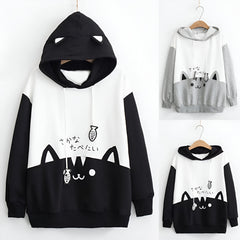 Harajuku Style Cat Ears Hoodies