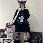 Devillish Cat Ears Hood & Sweater Set