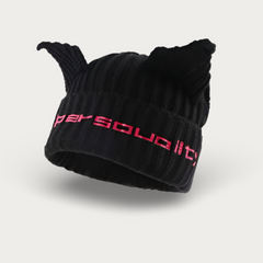 Hip-hop Knitted Cat Ears Beannie