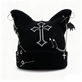 Gothic Cat Ears Beanie