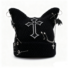 Gothic Cat Ears Beanie
