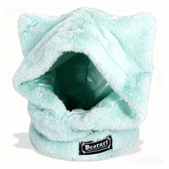 FrostPaw Plush Cat Ear Hood