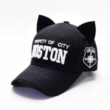 Load image into Gallery viewer, Boston Cat Ears Baseball Cap [Adjustable]
