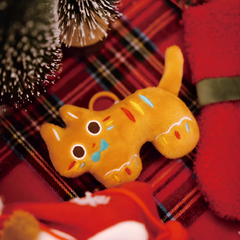 Handmade Lucky Orange Cat Pendant