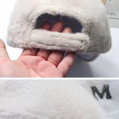 Plush Cat Ears Baseball Cap