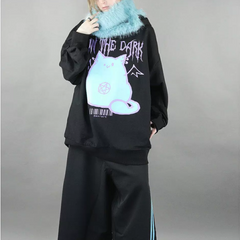 In The Dark Cat Hoodie