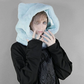 FrostPaw Plush Cat Ear Hood