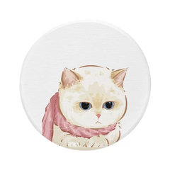 Zakka Style Cat Diatomite Stone Coasters