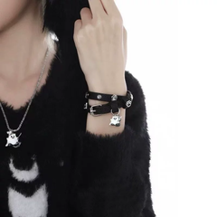 🎁 FREE - Sweet & Cool Punk Cat (Bracelet/Choker 2 Ways)