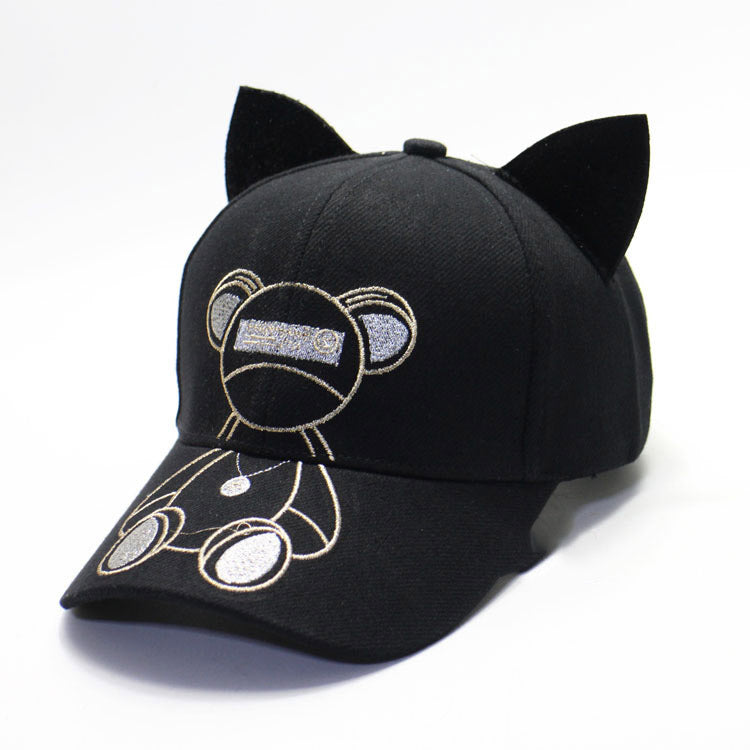 Bear Brick Cat Ears Cap [Adjustable]