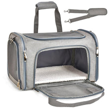 Load image into Gallery viewer, Playful Meow - 4 Side Convertible Cat Carrier (Airline Approved)- Review
