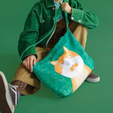 Playful Meow - Cartoon Cat Canvas Bag- Review