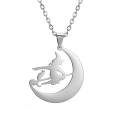 Cat And The Witch Necklace