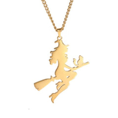 Cat And The Witch Necklace