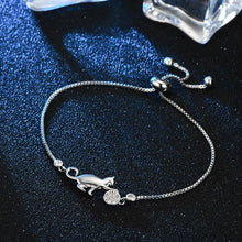 Load image into Gallery viewer, Playful Meow - Cat and Ball Charm Bracelet- Review
